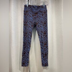 Wild Fable Blue and Brown Striped Leggings